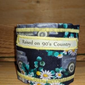 90s Country Bracelet Cuff One of a Kind HANDCRAFTED